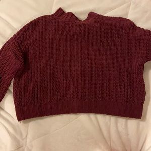 maroon xs Hollister sweater